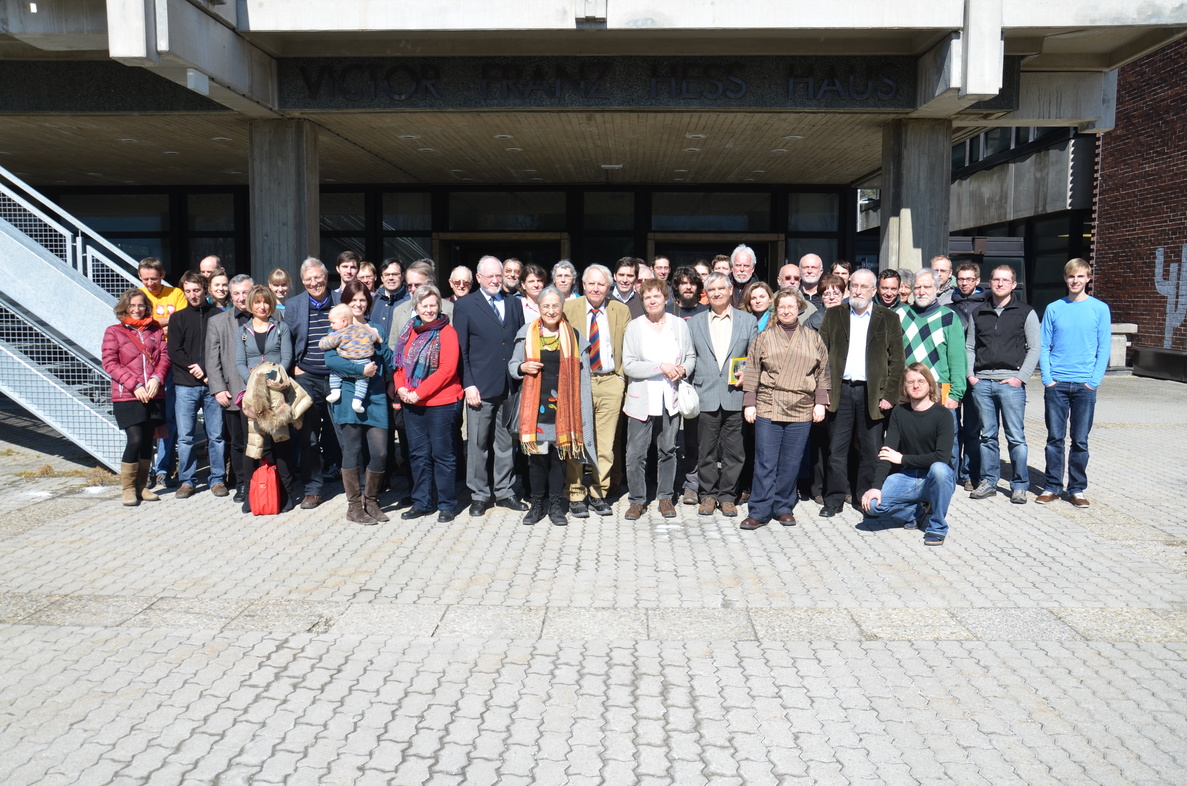 Gruppenfoto: ÖEG Kolloquium in Innsbruck, Institut für Ökologie, 16.3.2013